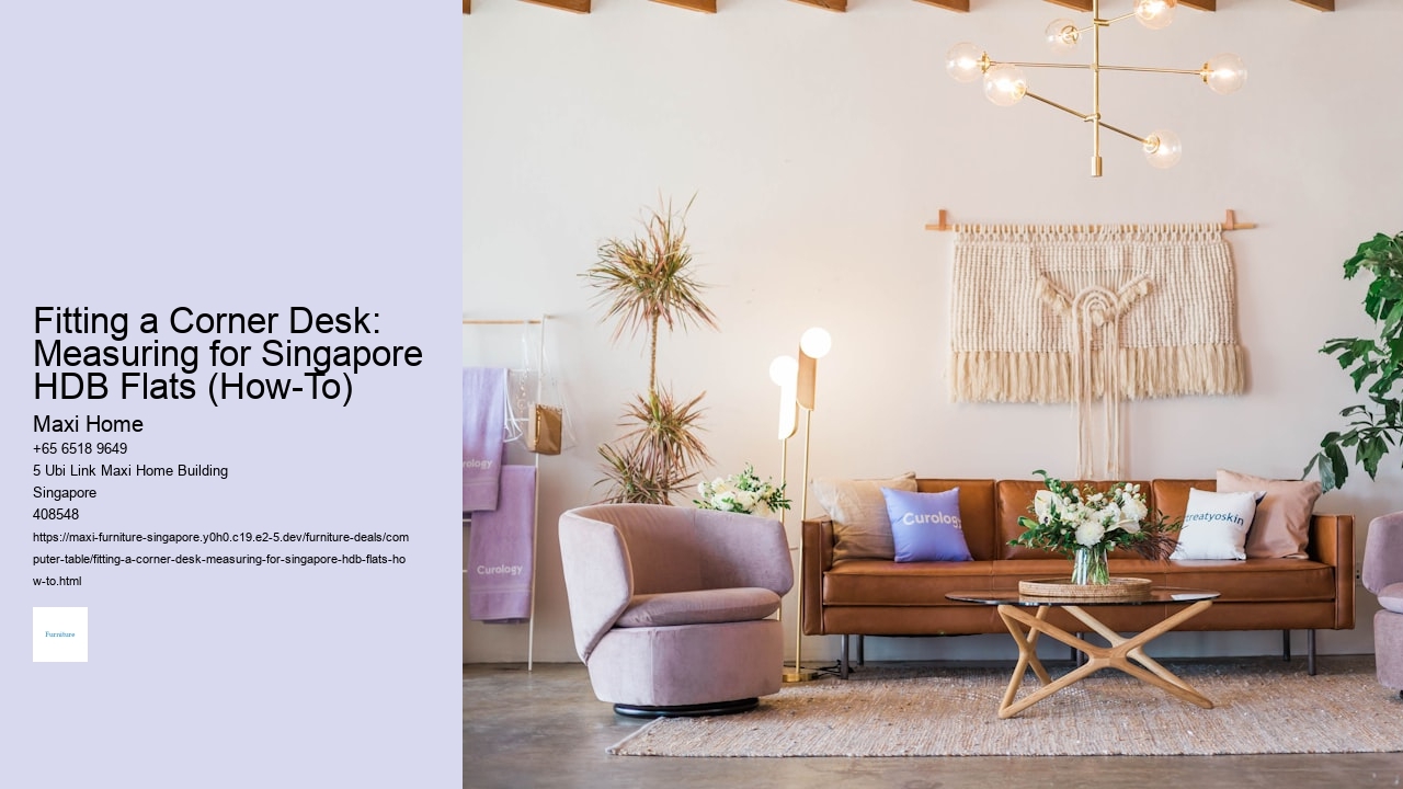 Fitting a Corner Desk: Measuring for Singapore HDB Flats (How-To)