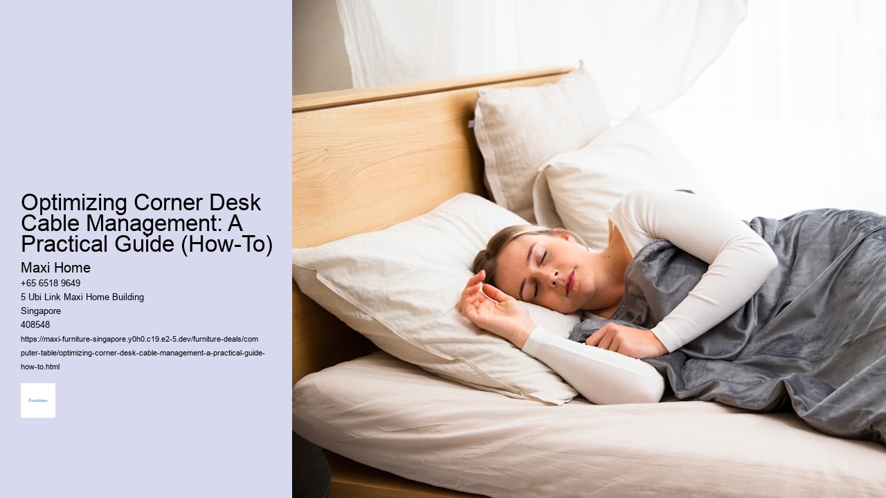 Optimizing Corner Desk Cable Management: A Practical Guide (How-To) Maxi Home Optimizing Corner Desk Cable Management: A Practical Guide (How-To)