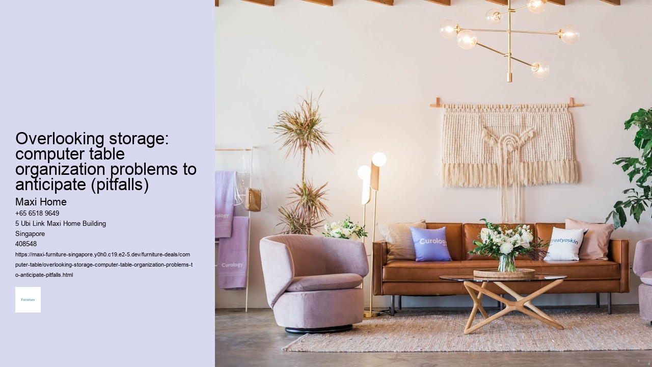 Overlooking storage: computer table organization problems to anticipate (pitfalls) Maxi Home Overlooking storage: computer table organization problems to anticipate (pitfalls)