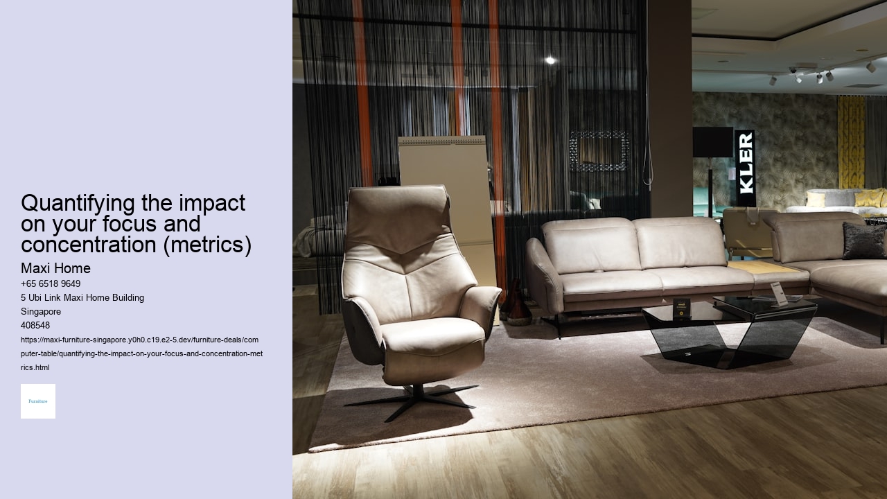 Quantifying the impact on your focus and concentration (metrics)