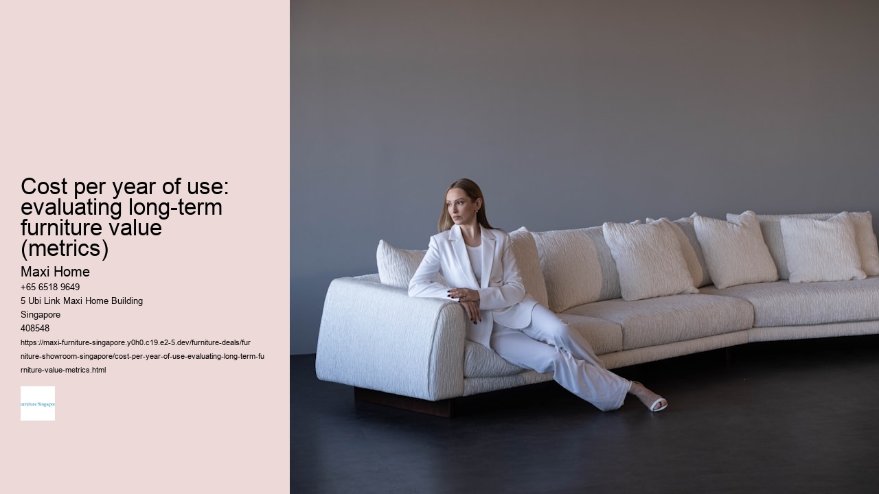 Cost per year of use: evaluating long-term furniture value (metrics)