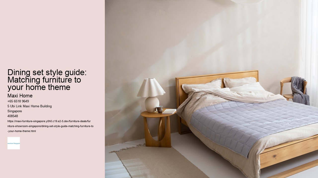 Dining set style guide: Matching furniture to your home theme