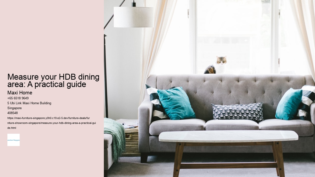 Measure your HDB dining area: A practical guide
