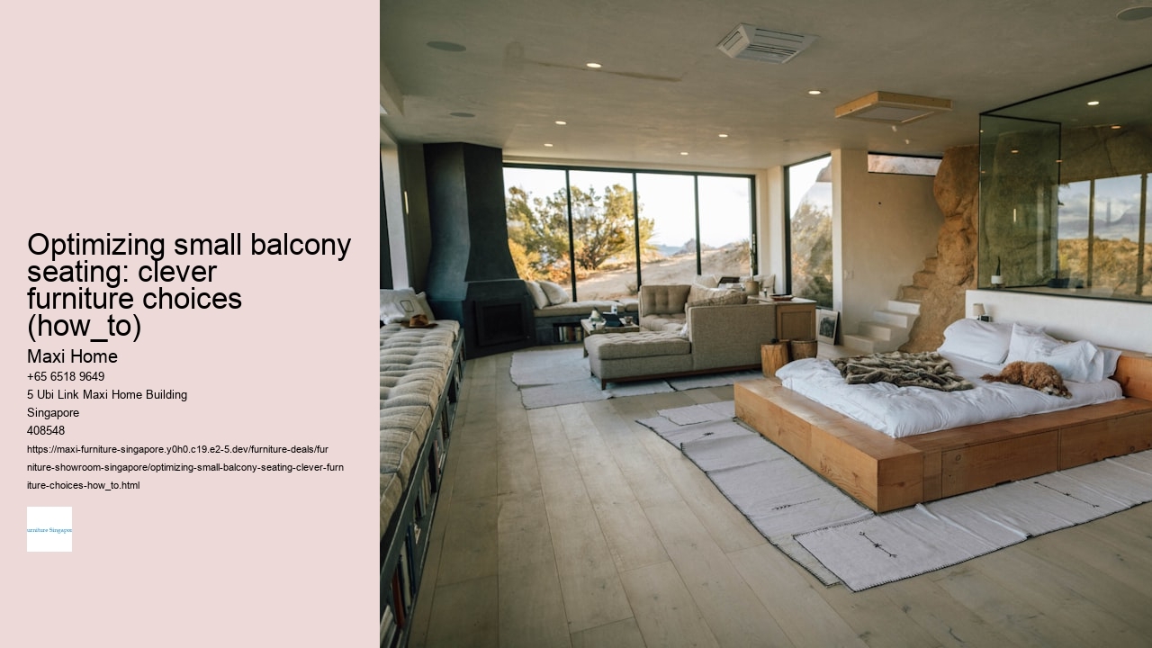 Optimizing small balcony seating: clever furniture choices (how_to)