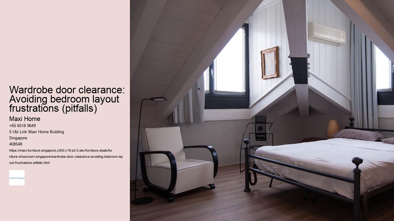 Wardrobe door clearance: Avoiding bedroom layout frustrations (pitfalls)