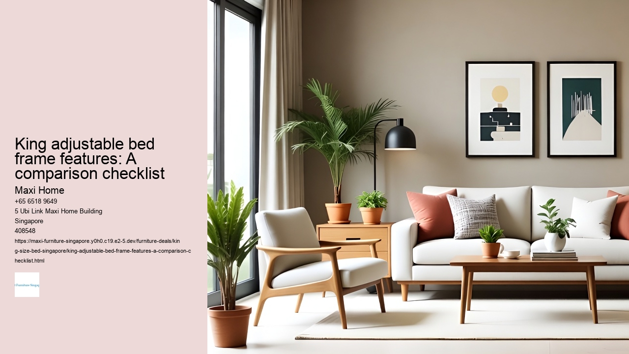 King adjustable bed frame features: A comparison checklist