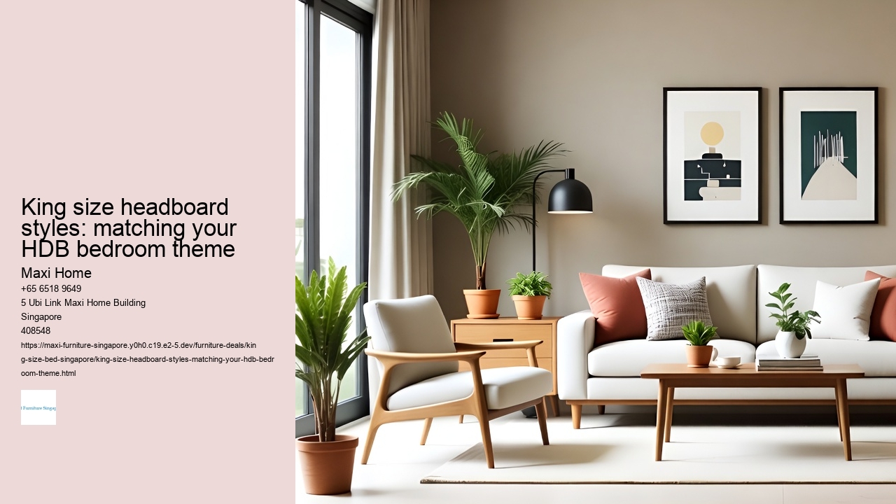 King size headboard styles: matching your HDB bedroom theme