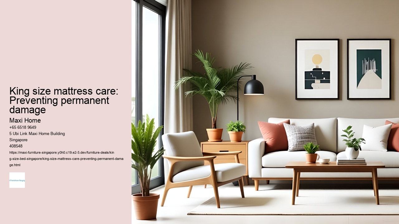 King size mattress care: Preventing permanent damage