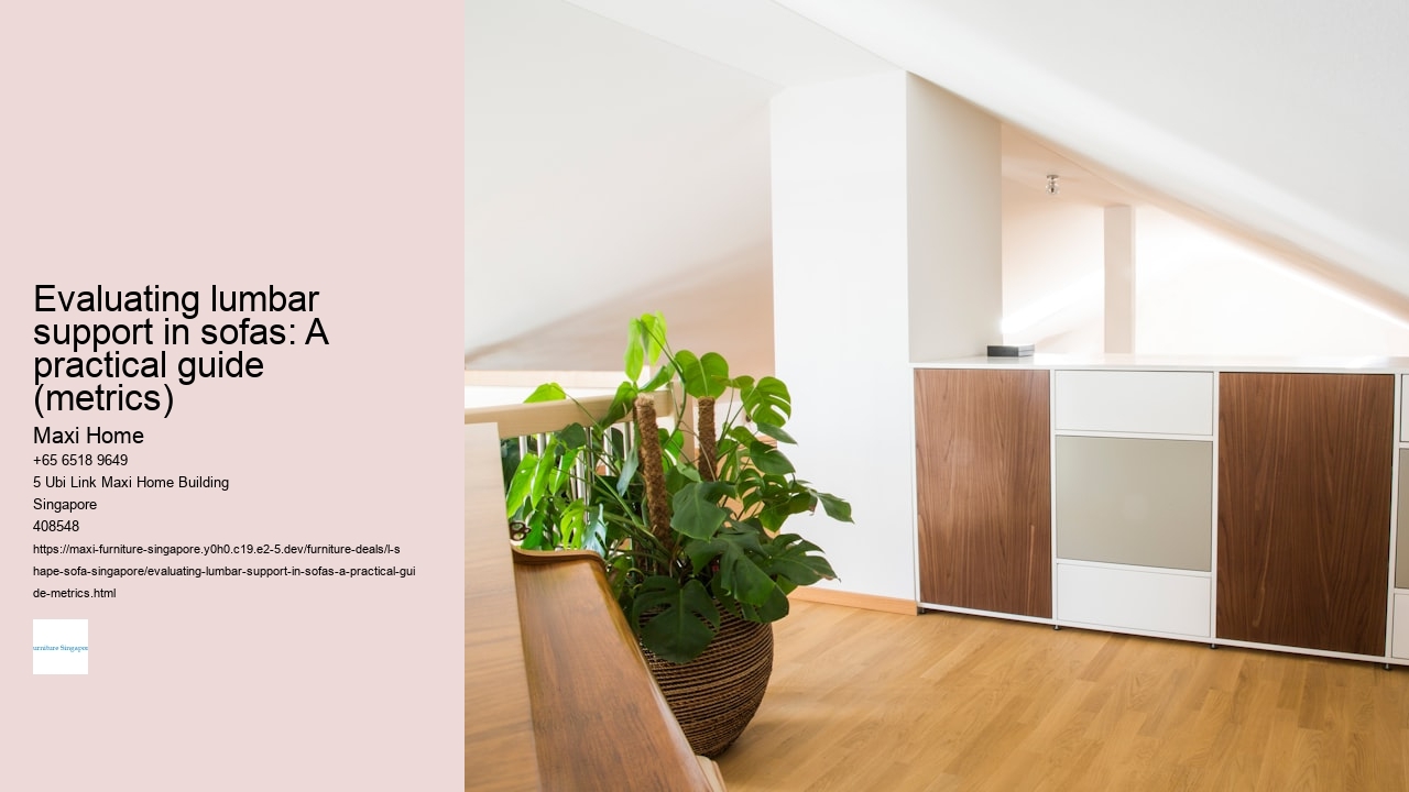 Evaluating lumbar support in sofas: A practical guide (metrics)