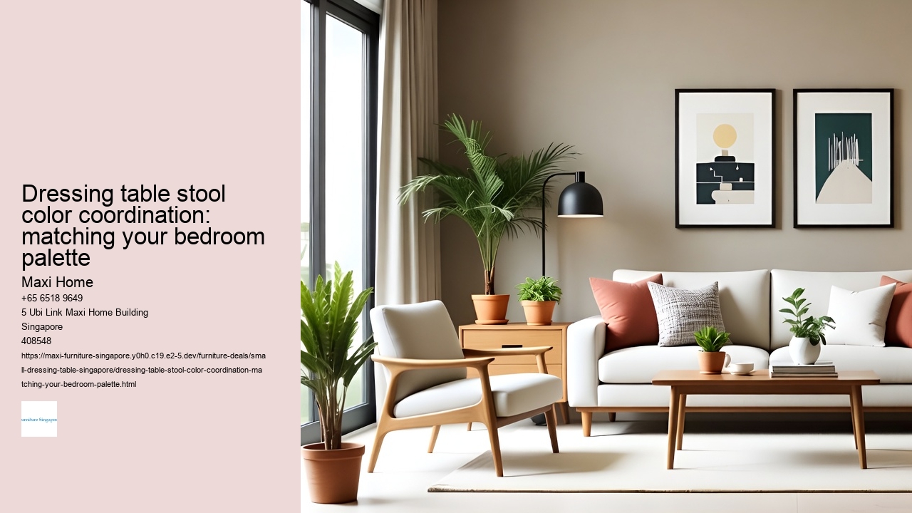 Dressing table stool color coordination: matching your bedroom palette Maxi Home Dressing table stool color coordination: matching your bedroom palette